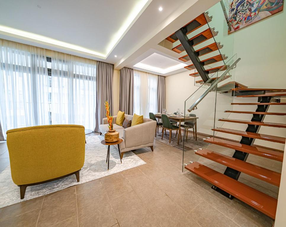 Fully Furnished 2 Bedroom Duplex Apartment